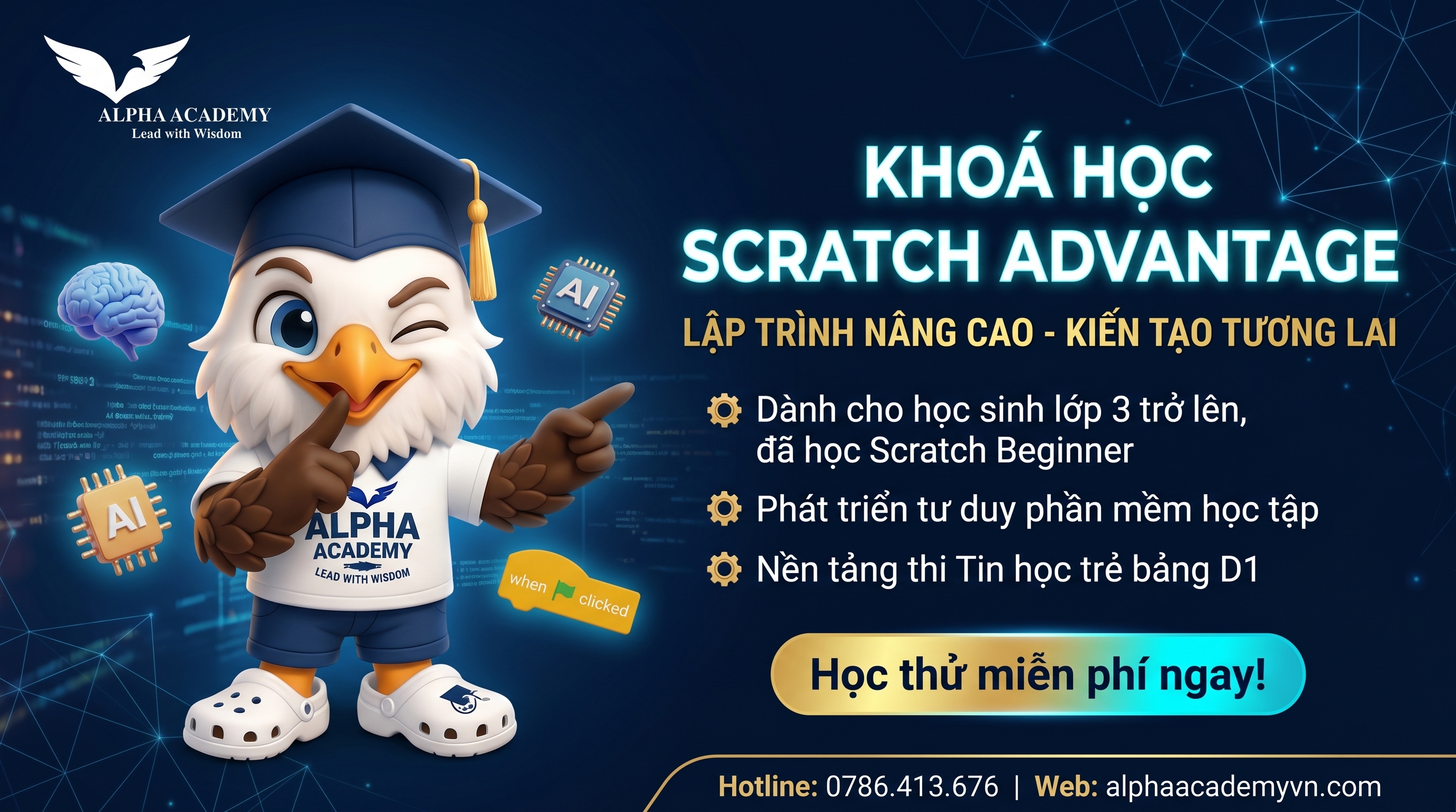 CHƯƠNG TRÌNH SCRATCH – ADVANTAGE