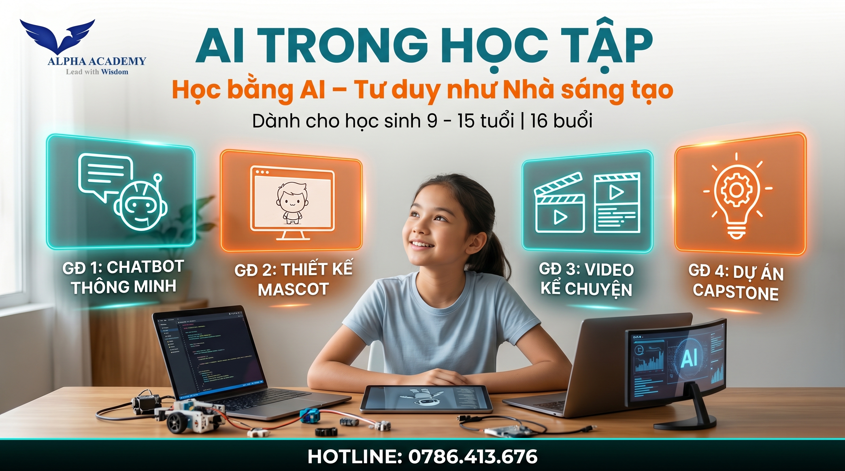 KHÓA HỌC THỰC HÀNH "AI TRONG HỌC TẬP "